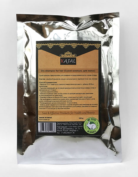 Травяной порошковый шампунь KAJAL