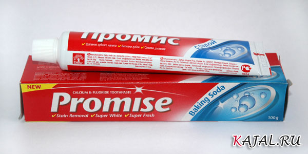 Зубная паста Promise с содой