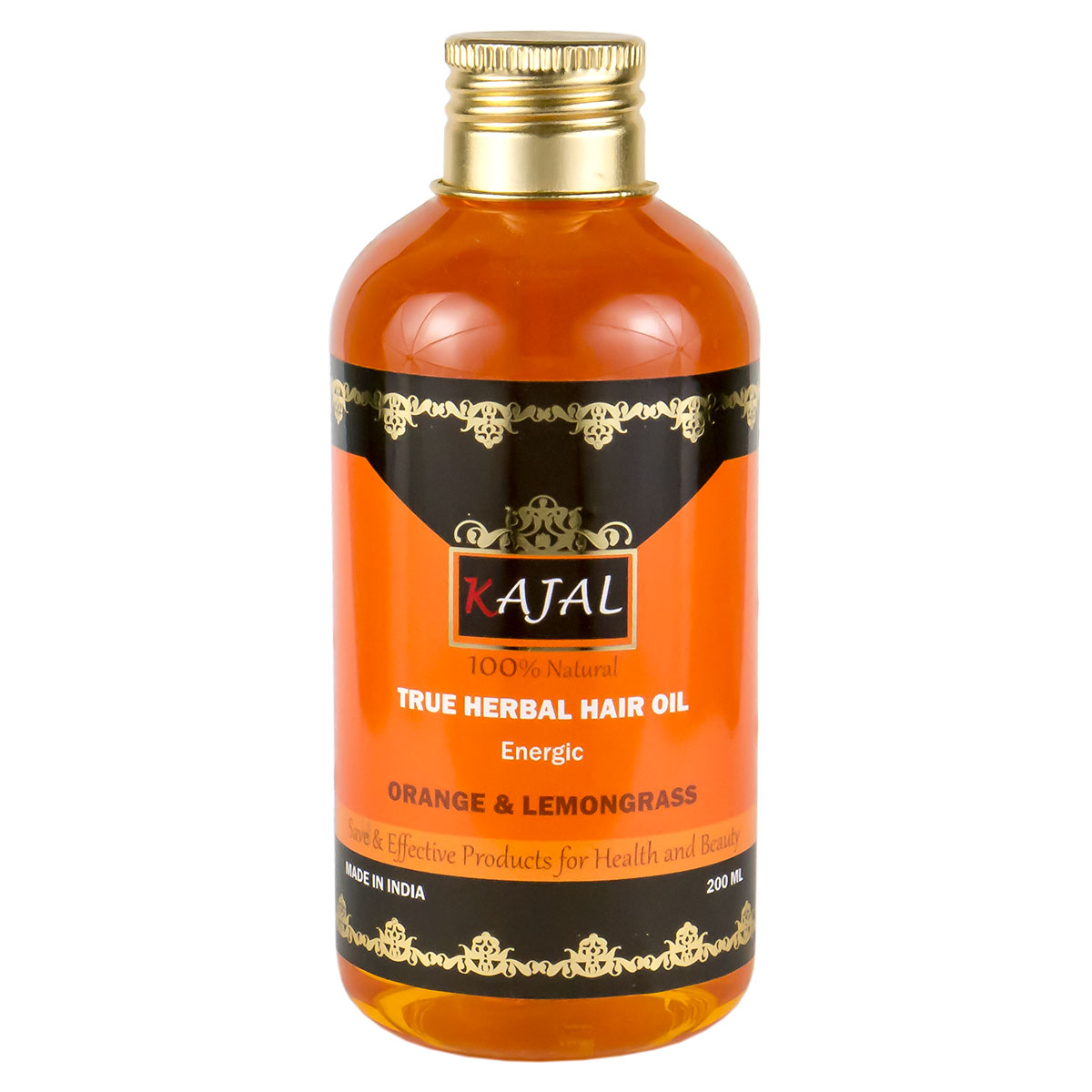 Тонизирующее масло для волос Kajal "Апельсин и Лемонграсс"