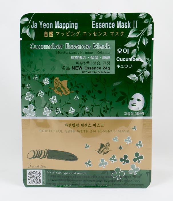 Маска для лица с огурцом Ja Yeon Mapping Маска для лица с огурцом Ja Yeon Mapping